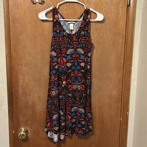 H&M floral mid length dress